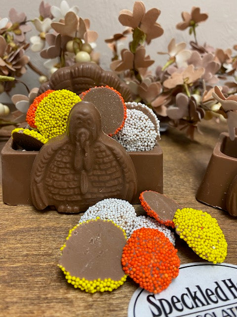 Chocolate Turkey with non pariels